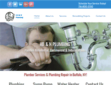 Tablet Screenshot of abandnplumbing.com